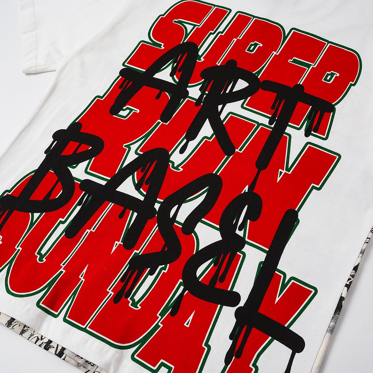 Godspeed Racing Graffiti Graphic T-Shirt - White ¡ª detail