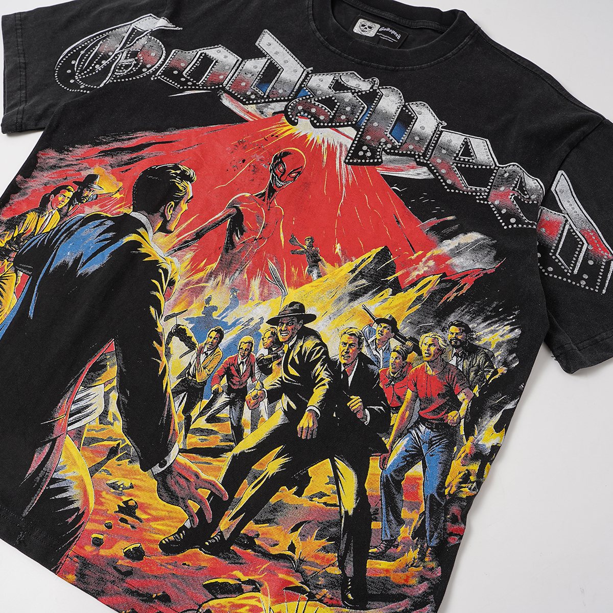 Godspeed Washed Rock Graphic T-Shirt ¡ª detail