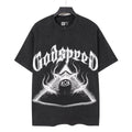 Godspeed Out of Many One Washed Black Graphic T-Shirt ¡ª hero