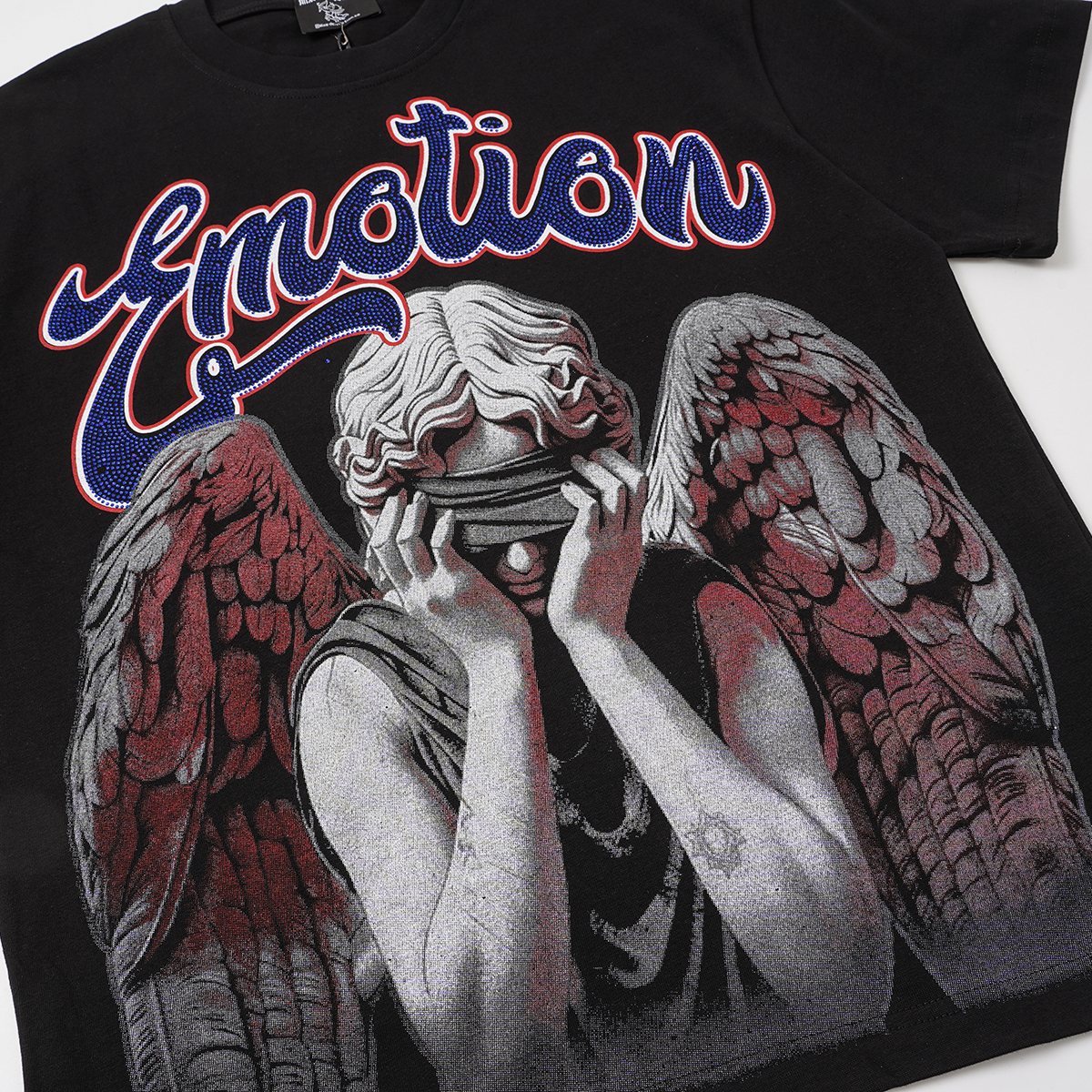 MIXED EMOTION Angel Graphic T-Shirt ¡ª detail