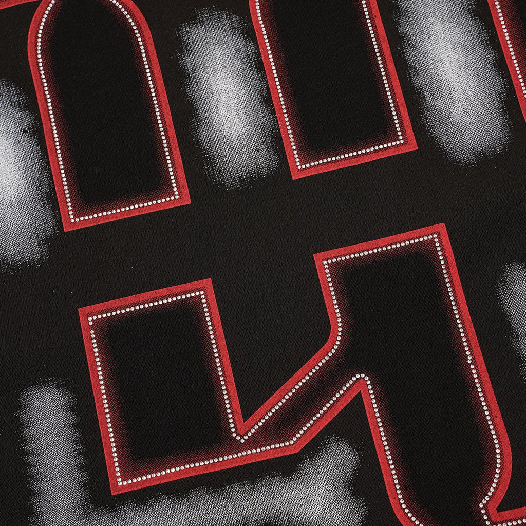 Life Hustlere Front & Back Rhinestone Graphic T-Shirt ¡ª detail