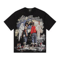 MIXED EMOTION Rhinestone Graphic T-Shirt ¡ª hero