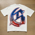 Godspeed White Front & Back Graphic T-Shirt ¡ª hero