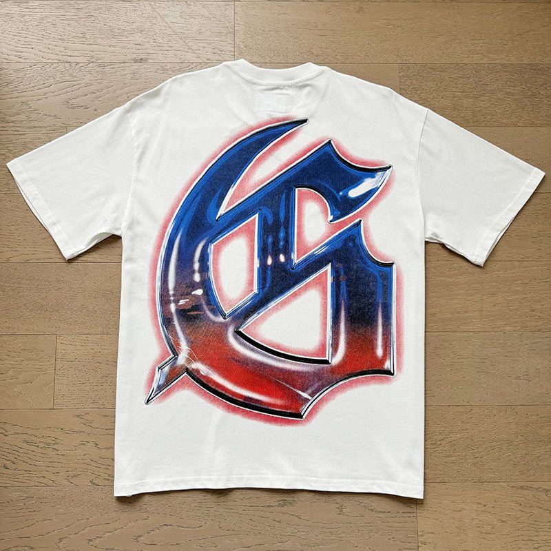Godspeed White Front & Back Graphic T-Shirt ¡ª hero