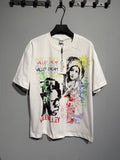 Valley Dreams Graffiti Portrait Graphic T-Shirt ¡ª front
