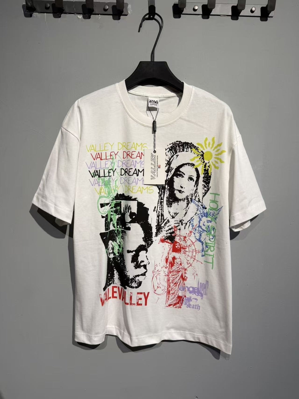 Valley Dreams Graffiti Portrait Graphic T-Shirt ¡ª front