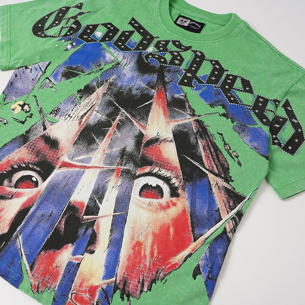 Godspeed Abstract Face Graphic T-Shirt ¡ª detail