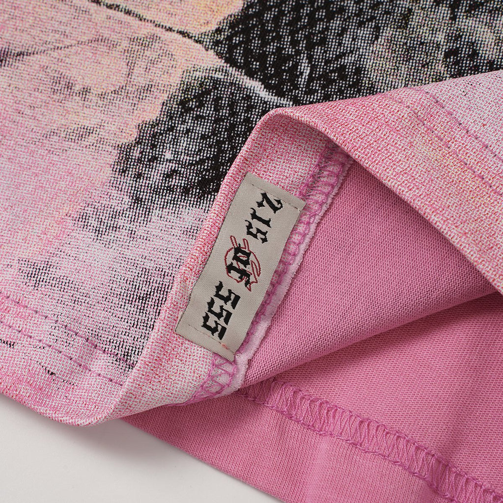 Godspeed Pink Graphic Short-Sleeve T-Shirt ¡ª neck_label