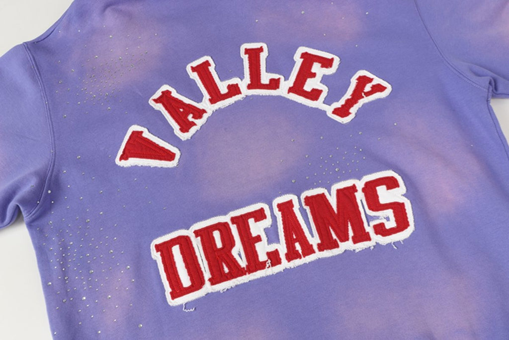 VALLEY Dreams Rhinestone Zip Hoodie ¡ª detail