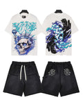 Godspeed Skull Wave Short-Sleeve Set ¡ª front