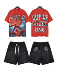Godspeed Out Of Many Basketball T-Shirt & Shorts Set ¡ª front