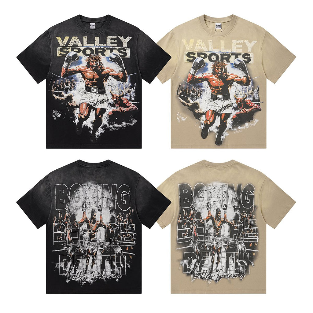 VALLEY Boxing Before Death Graphic T-Shirt ¡ª comparison
