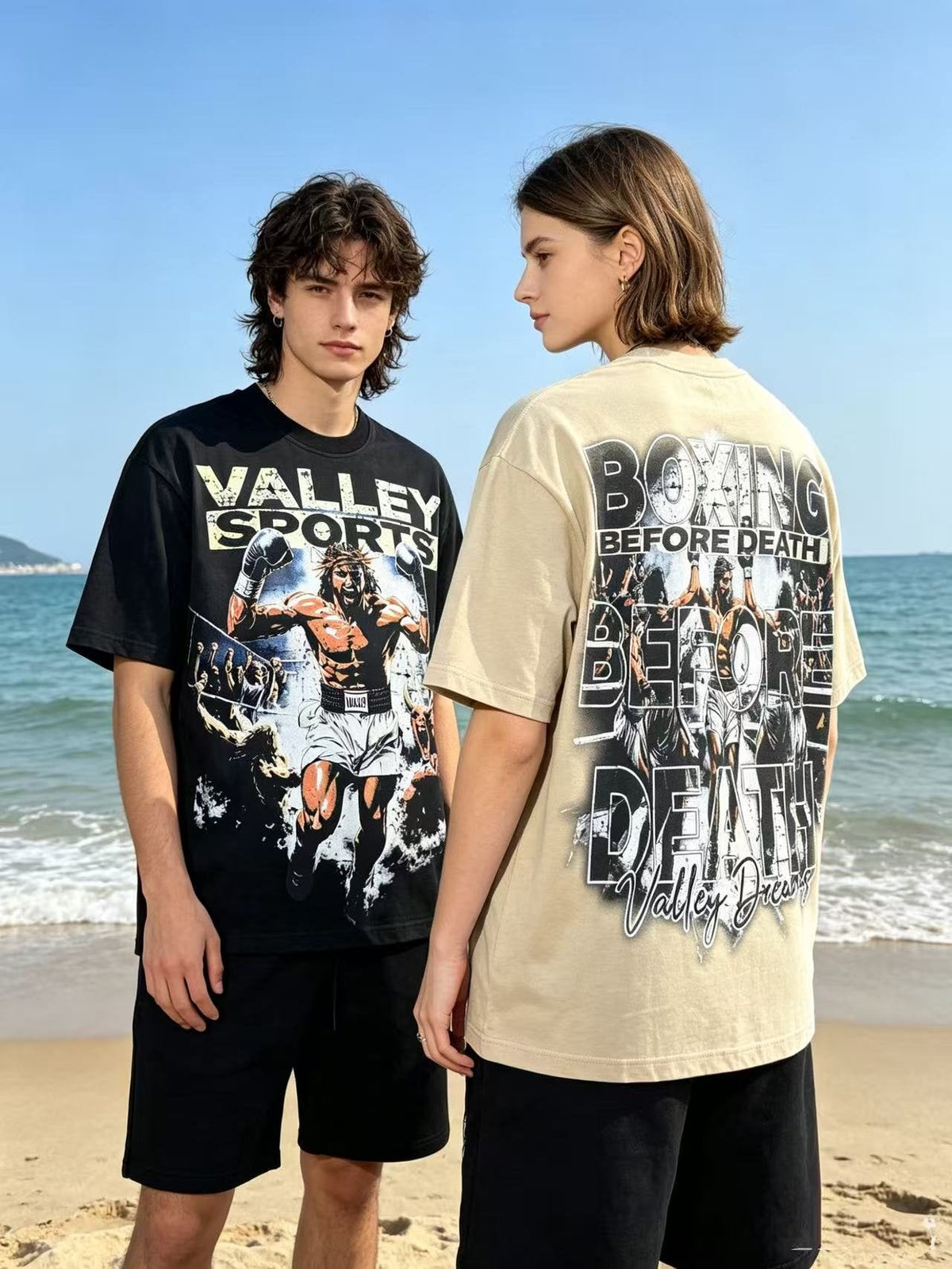 VALLEY Boxing Before Death Graphic T-Shirt ¡ª context