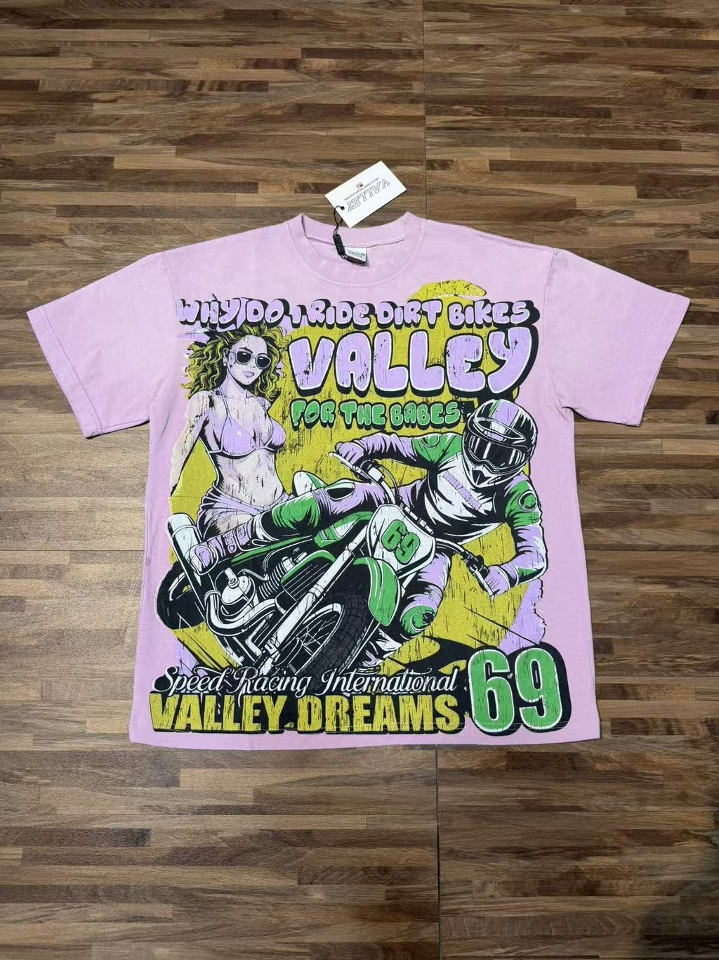 VALLEY Dirt Bike Racing Graphic T-Shirt ¡ª context