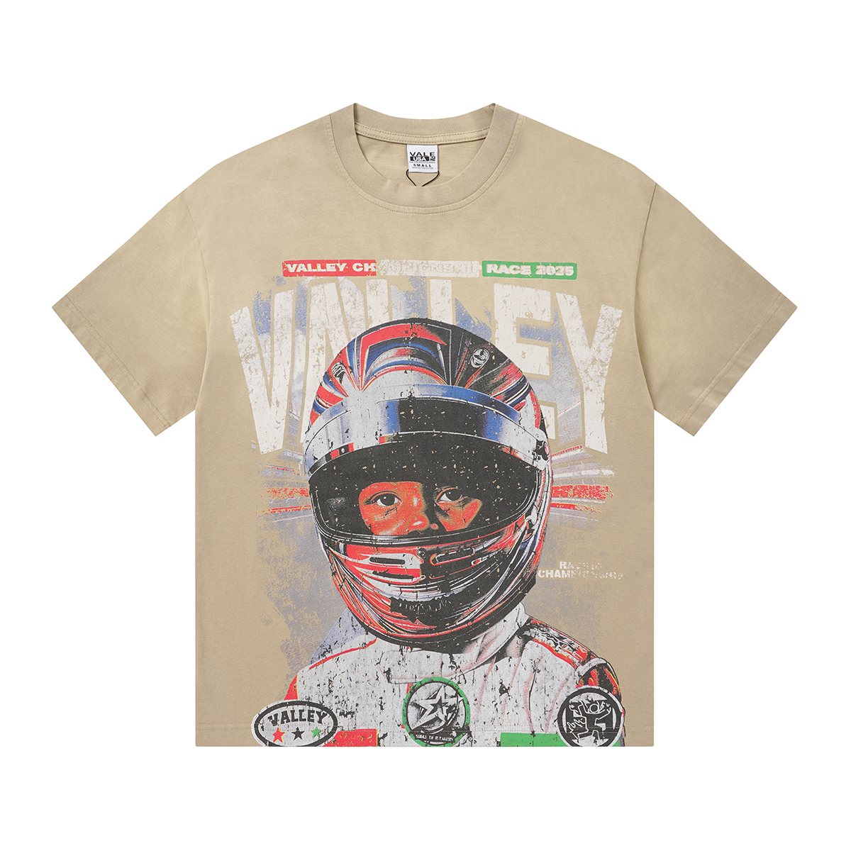 VALLEY Speedway 888 Racing Helmet Graphic T-Shirt ¡ª hero