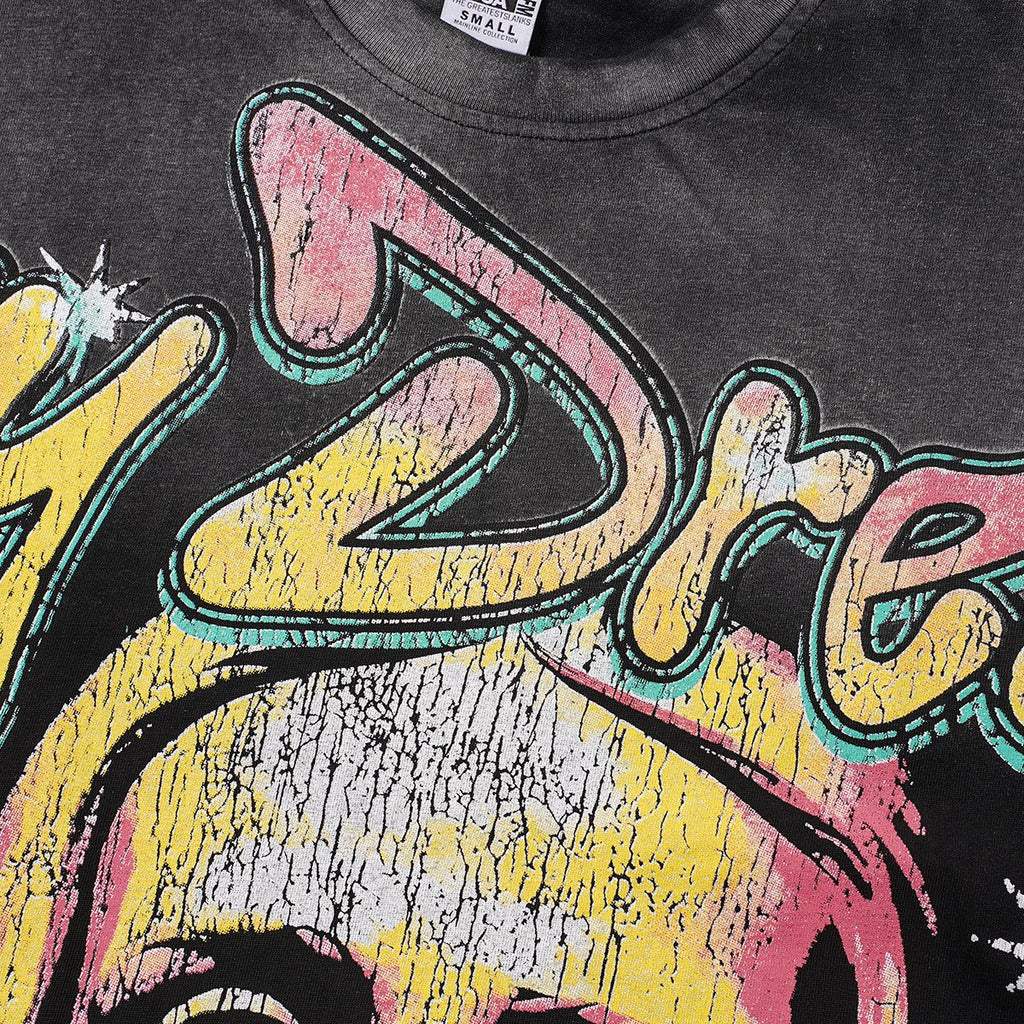 VALLEY Statue Portrait Graphic T-Shirt ¡ª detail