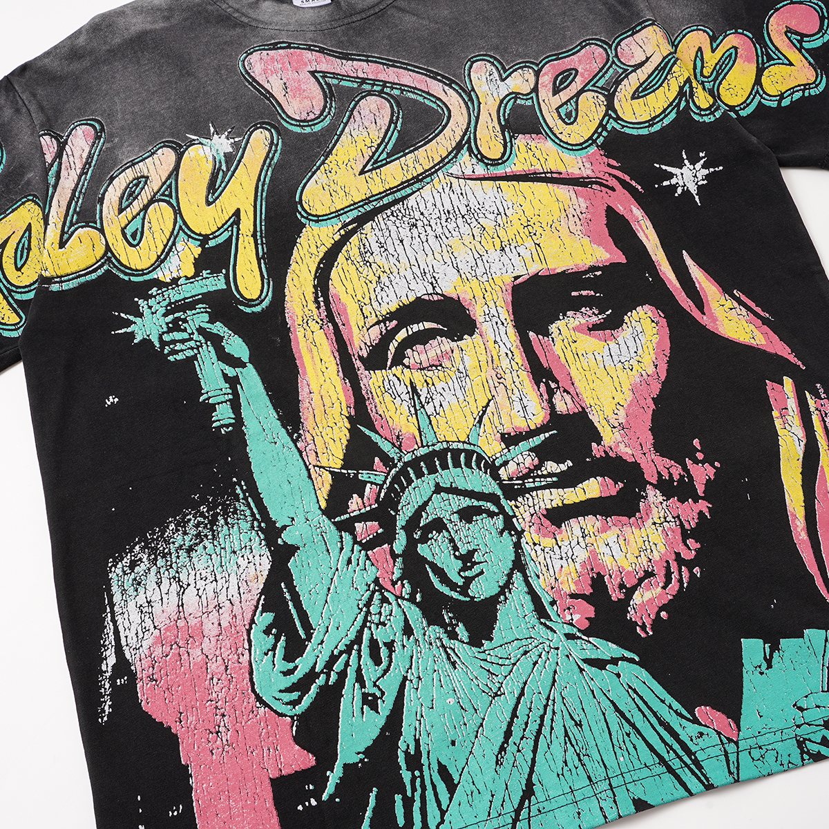 VALLEY Statue Portrait Graphic T-Shirt ¡ª detail