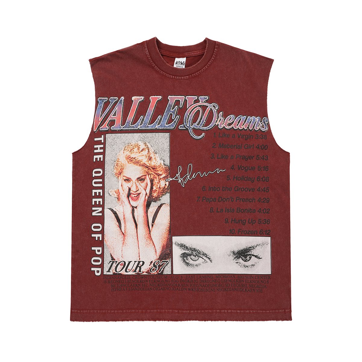 VALLEY Dreams Graphic Sleeveless T-Shirt ¡ª front