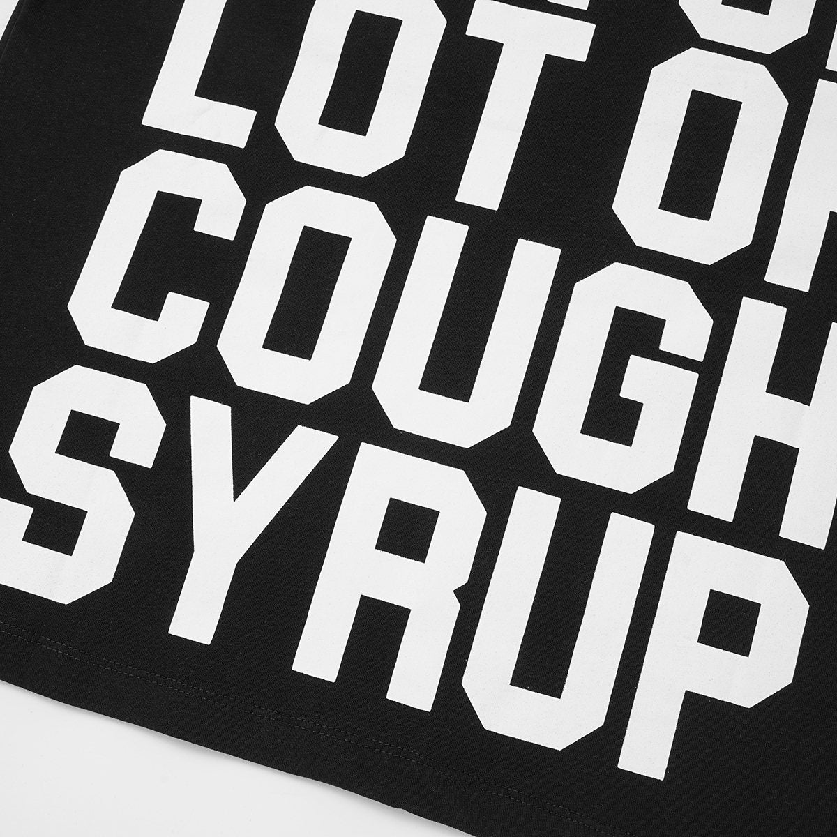 THAT'S A AWFUL LOT OF COUGH SYRUP News Network Graphic T-Shirt ¡ª detail