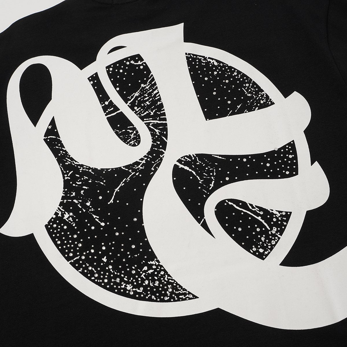 MIXED EMOTION Rhinestone Graphic Short-Sleeve T-Shirt ¡ª detail
