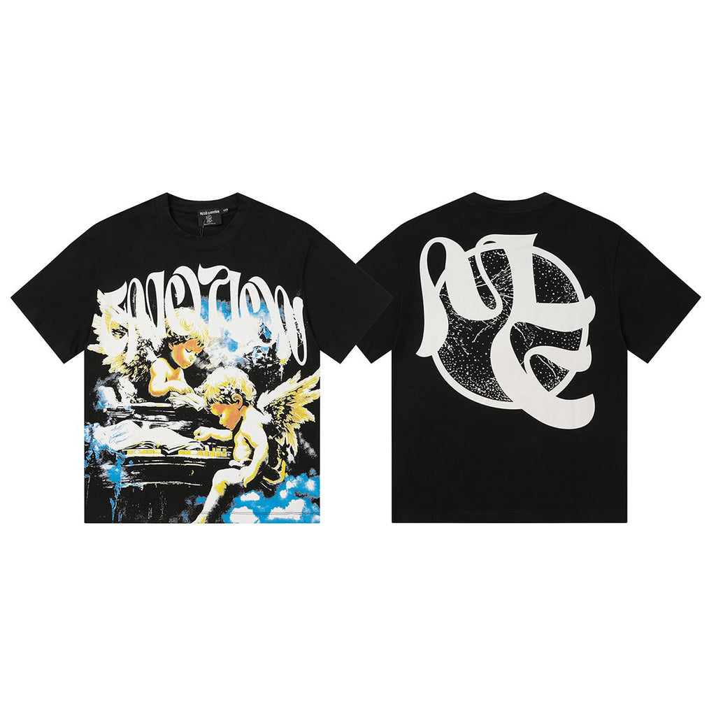MIXED EMOTION Rhinestone Graphic Short-Sleeve T-Shirt ¡ª hero