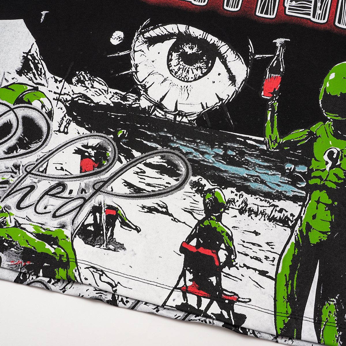 MIXED EMOTION Front and Back Graphic T-Shirt ¡ª detail