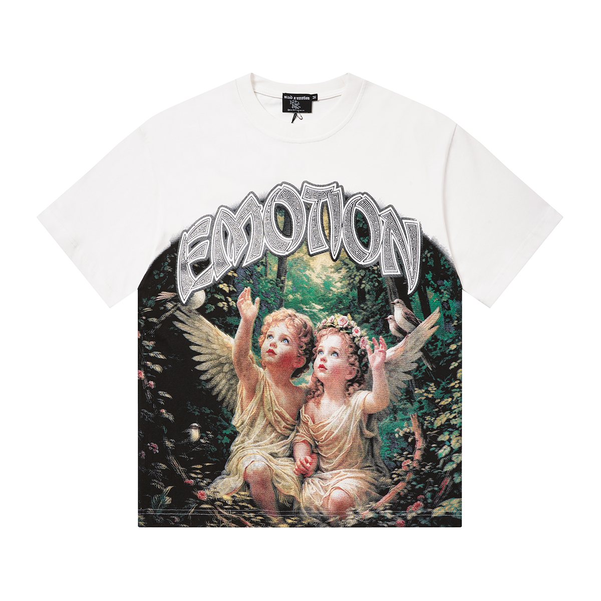 MIXED EMOTION Angel Graphic T-Shirt ¡ª front