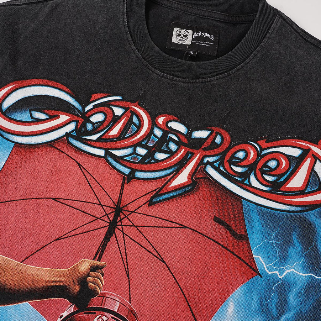 Godspeed Washed Graphic Short-Sleeve T-Shirt ¡ª detail