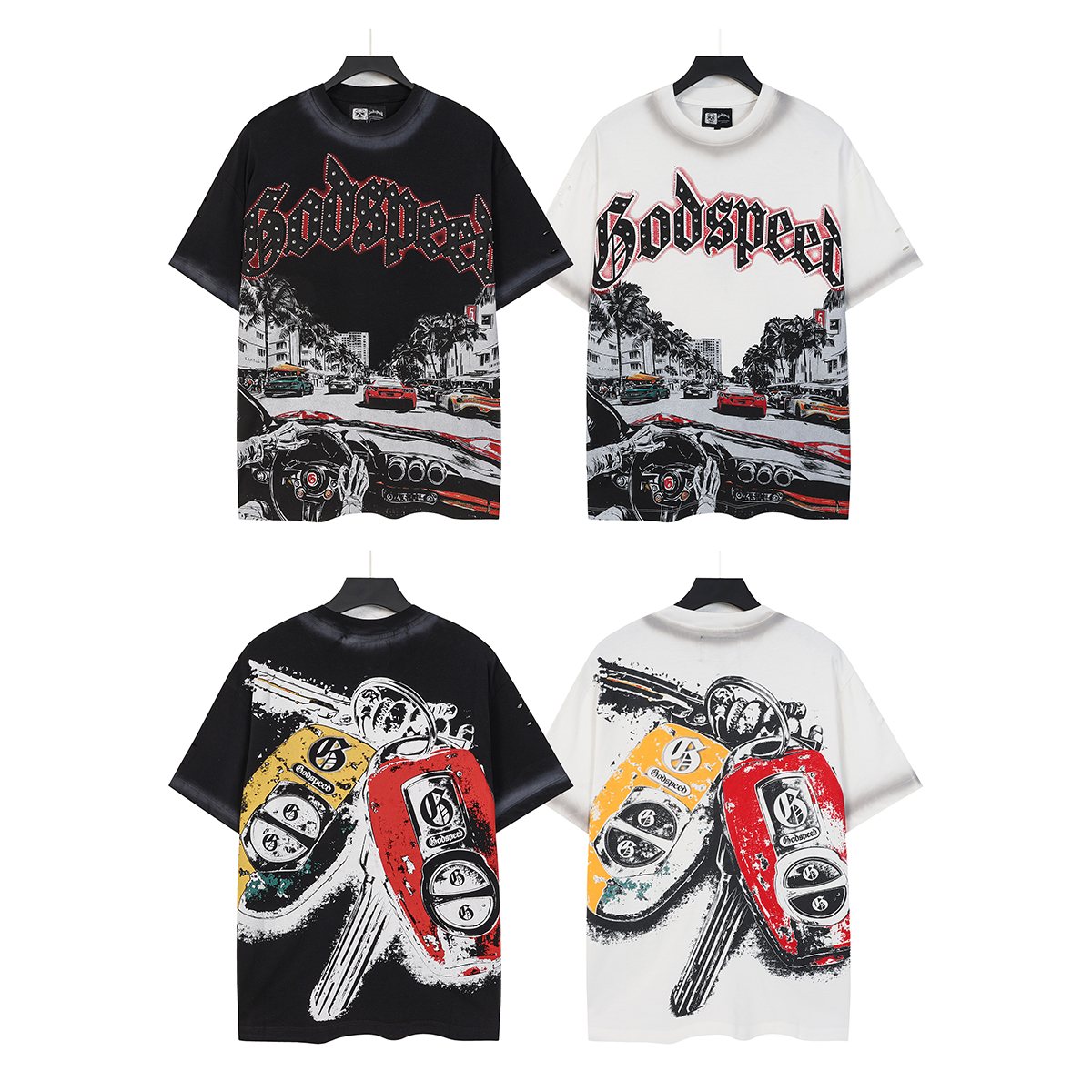 Godspeed Car Key Graphic T-Shirt ¡ª comparison