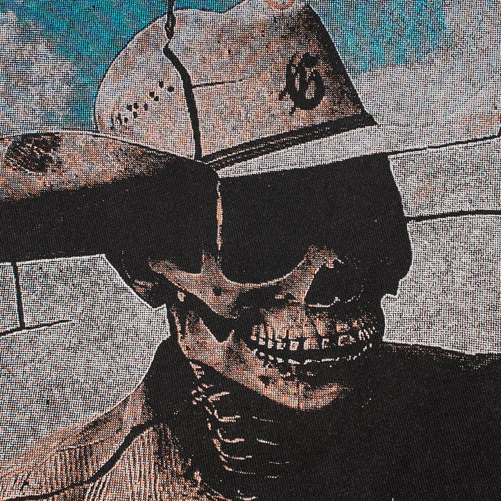 Godspeed Skeleton Guitar Graphic T-Shirt ¡ª detail