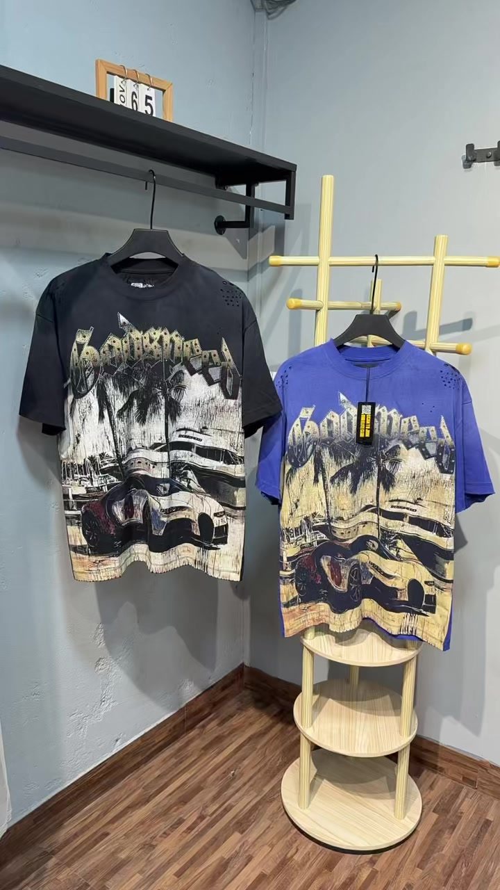 Godspeed Distressed Rhinestone Graphic T-Shirt ¡ª context