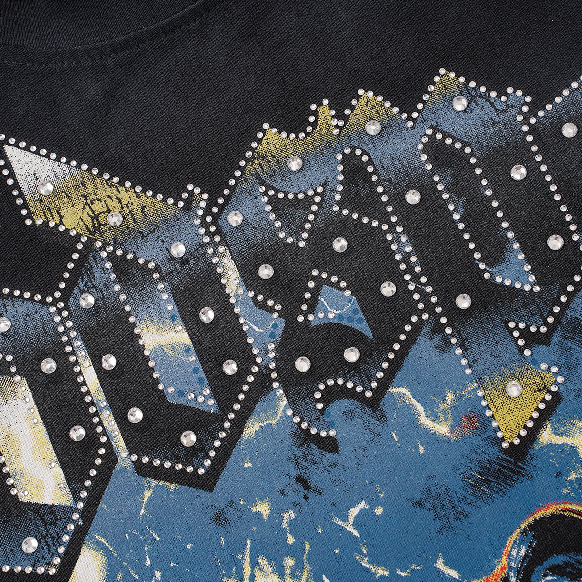 Godspeed Cyclist Graphic Distressed T-Shirt ¡ª detail