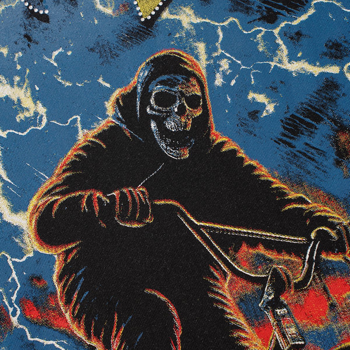 Godspeed Cyclist Graphic Distressed T-Shirt ¡ª detail
