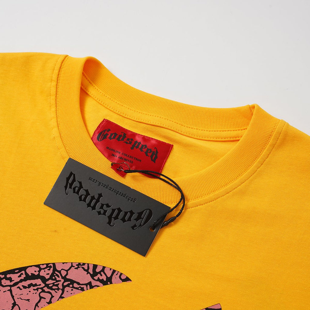 Godspeed Skeleton Band Guitar Graphic T-Shirt ¡ª hang_tag
