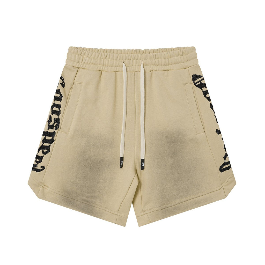 Godspeed Washed Drawstring Shorts ¡ª front