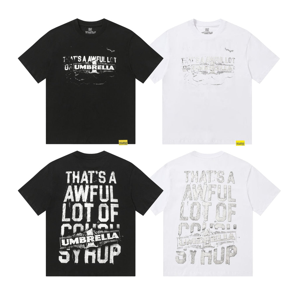 THAT'S A AWFUL LOT OF COUGH SYRUP Front & Back Graphic T-Shirt ¡ª comparison