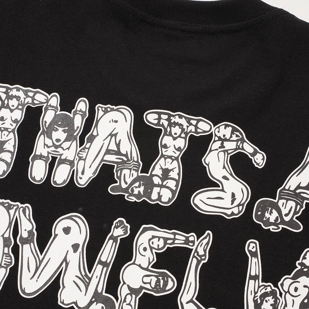 THAT'S A AWFUL LOT OF COUGH SYRUP Front & Back Graphic T-Shirt ¡ª detail