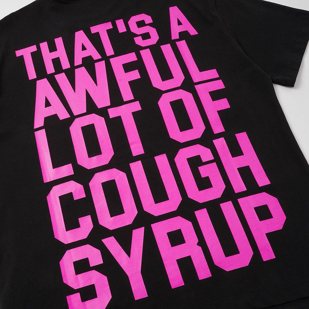 THAT'S A AWFUL LOT OF COUGH SYRUP Rodeo Graphic Short-Sleeve T-Shirt ¡ª detail