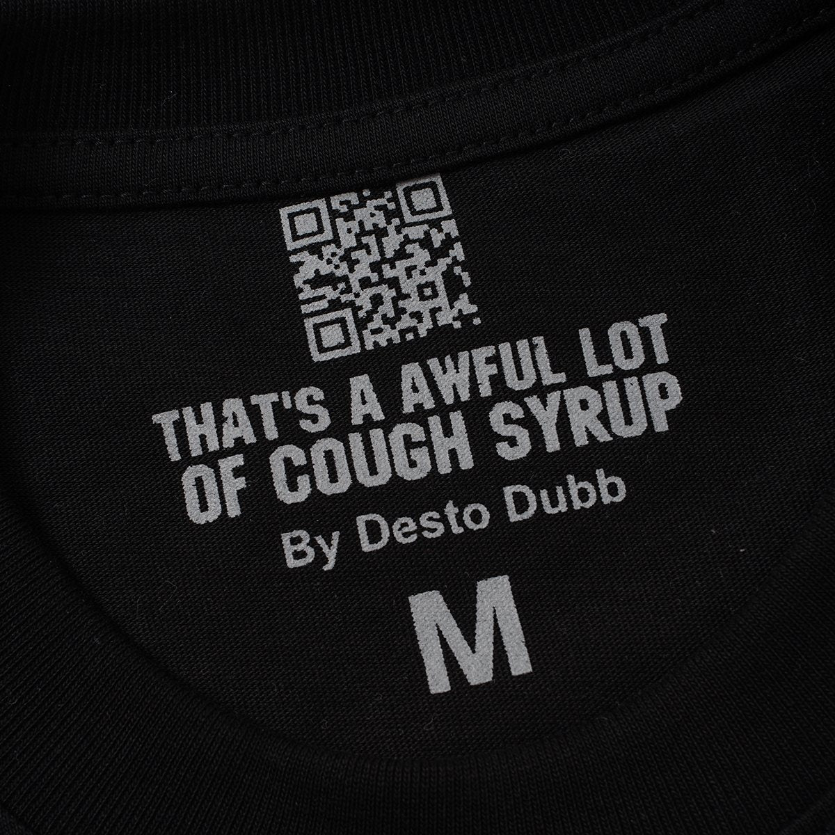 THAT'S A AWFUL LOT OF COUGH SYRUP Rodeo Graphic Short-Sleeve T-Shirt ¡ª neck_label