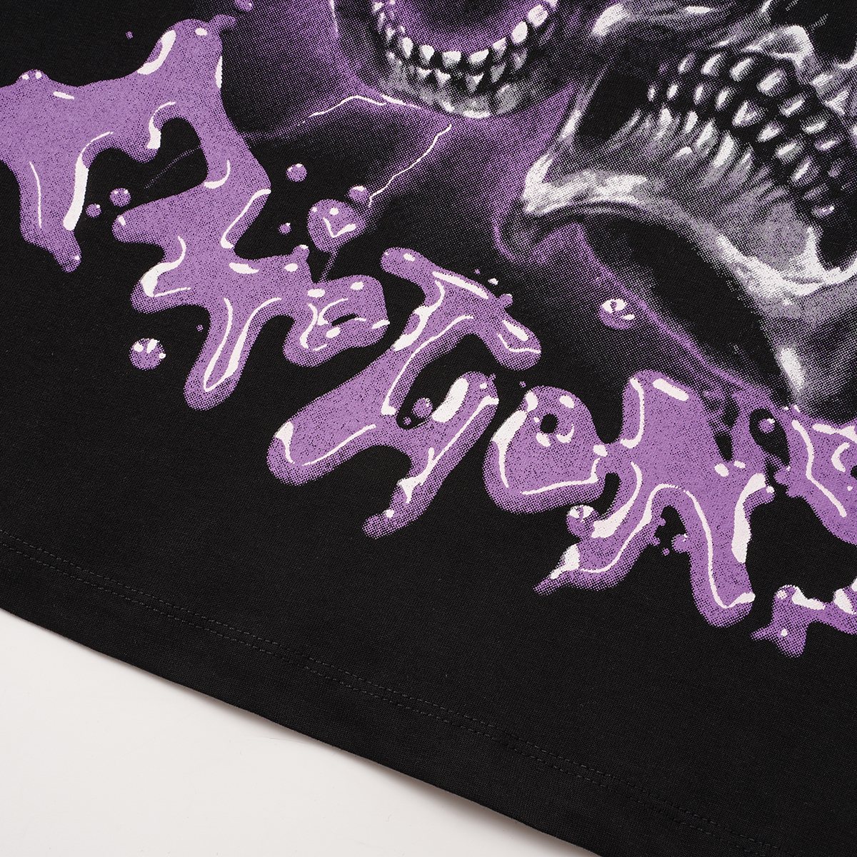 THAT'S A AWFUL LOT OF COUGH SYRUP Skull Graphic T-Shirt ¡ª detail