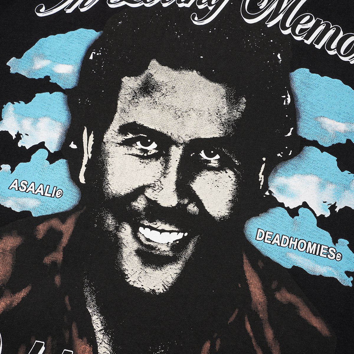 THAT'S A AWFUL LOT OF COUGH SYRUP Pablo Escobar Memorial Graphic T-Shirt ¡ª detail