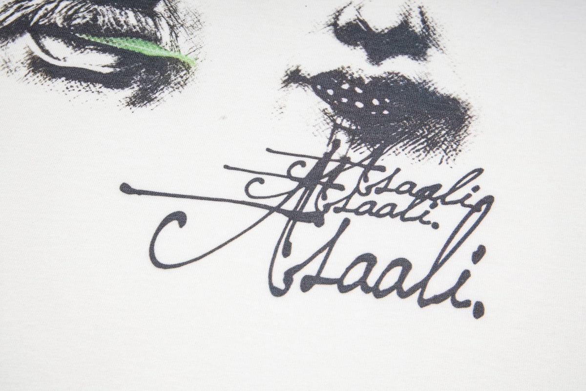 ASAALL Mouth & Eye Graphic Short-Sleeve T-Shirt ¡ª detail