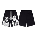 ASAALL Portrait Graphic Drawstring Shorts ¡ª hero