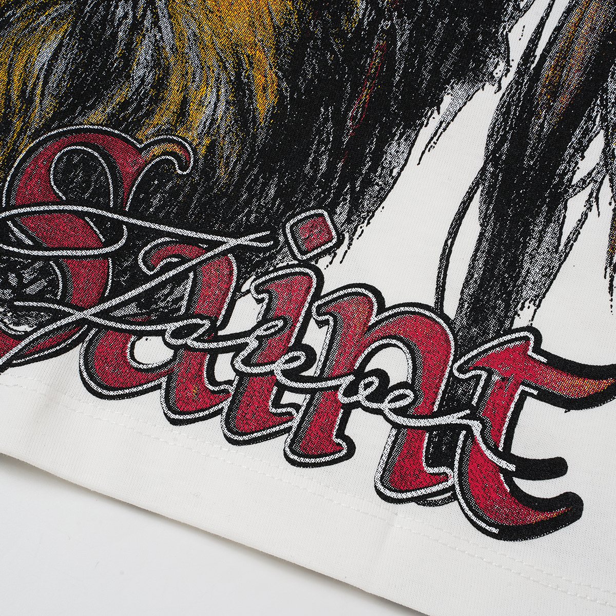 SAINT Jesus Crown Graphic T-Shirt ¡ª detail