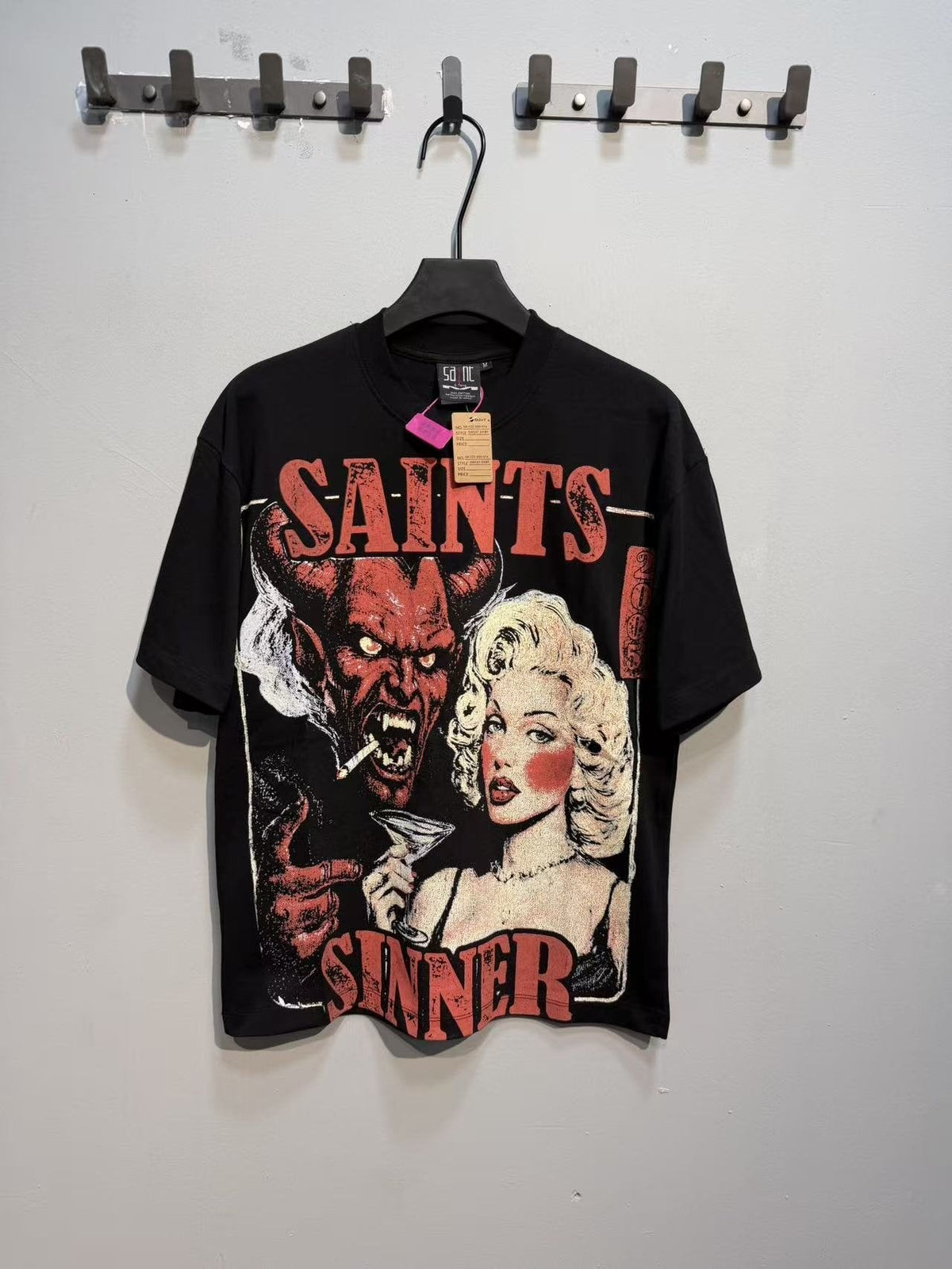 SAINT Front and Back Graphic Short-Sleeve T-Shirt ¡ª front