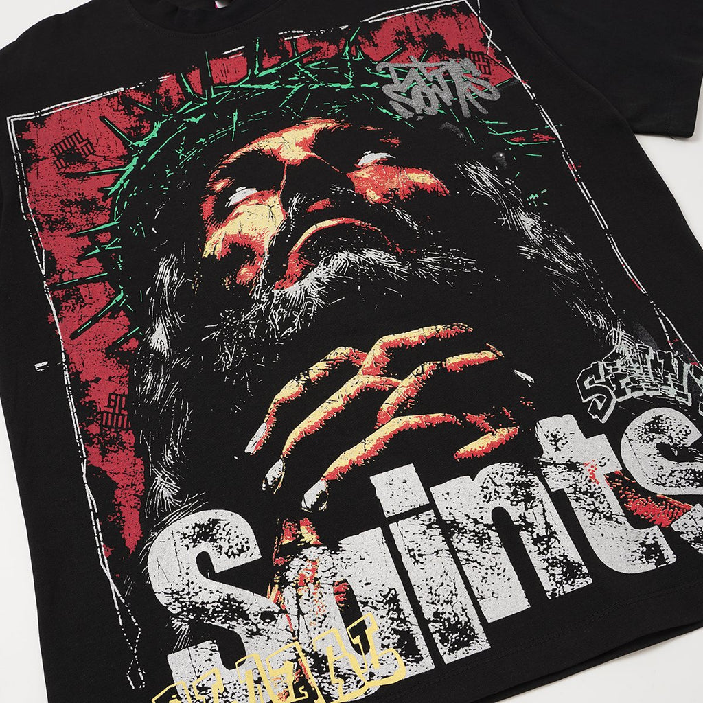 SAINT Portrait Graphic T-Shirt ¡ª detail