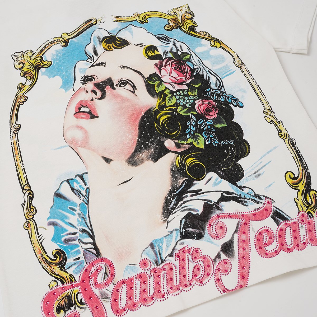 SAINT Portrait & Cross Graphic Short-Sleeve T-Shirt ¡ª detail