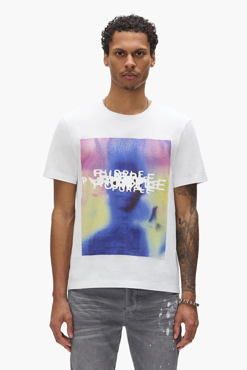Purple Brand Afterimage Graphic T-Shirt ¡ª hero