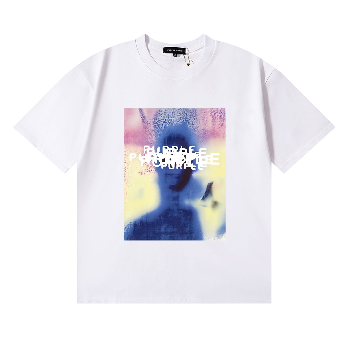 Purple Brand Afterimage Graphic T-Shirt ¡ª front