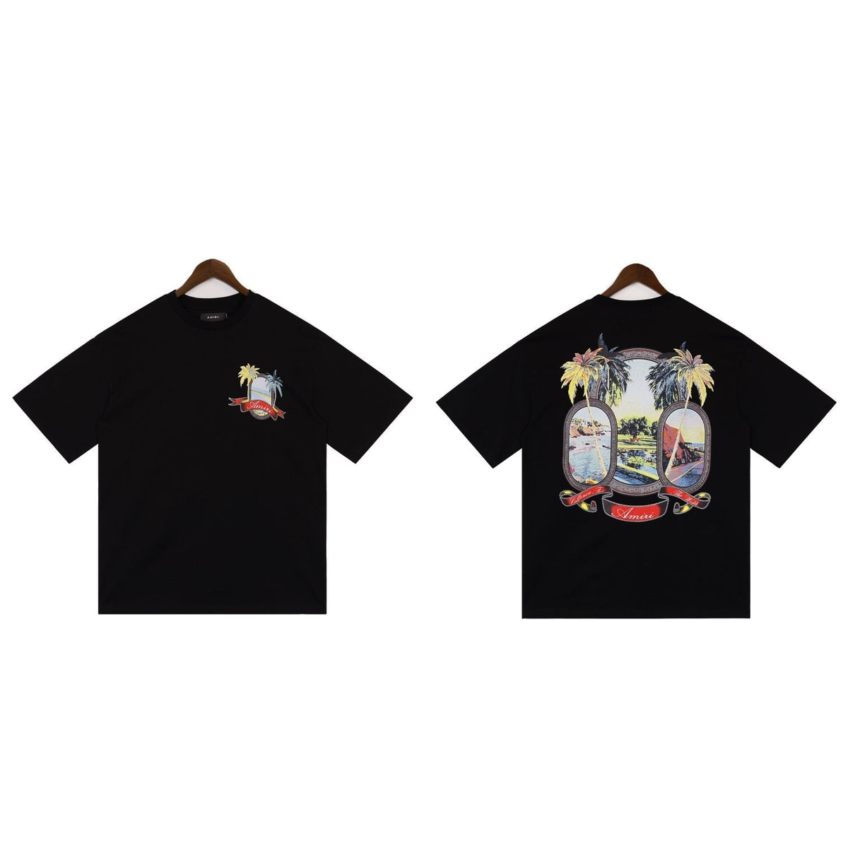 AMIRI Paradise Palm Graphic T-Shirt ¡ª front